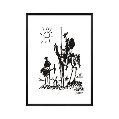 Canvas Artwork of Animal Sketches for Wall Decor