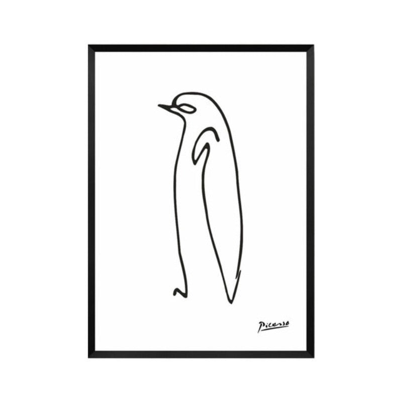 Canvas Artwork of Animal Sketches for Wall Decor