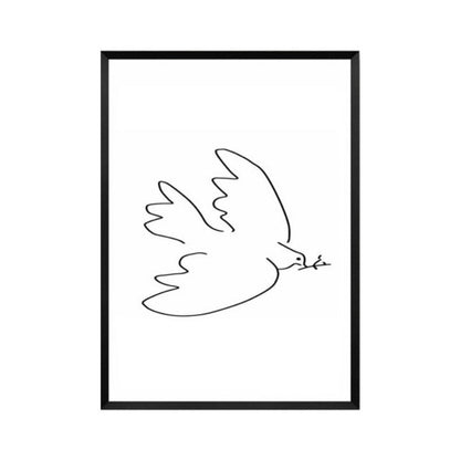 Canvas Artwork of Animal Sketches for Wall Decor