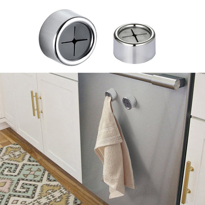 Set of 3 Wall-Mounted Towel Holders with Clips