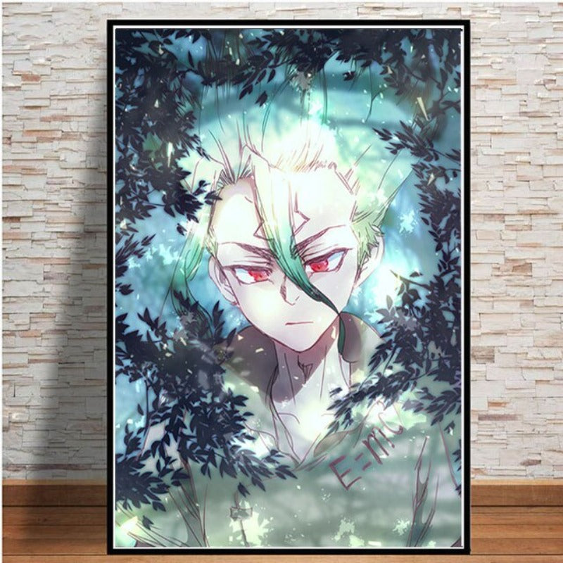 Canvas Wall Art Featuring Anime Characters - Decorative Painting