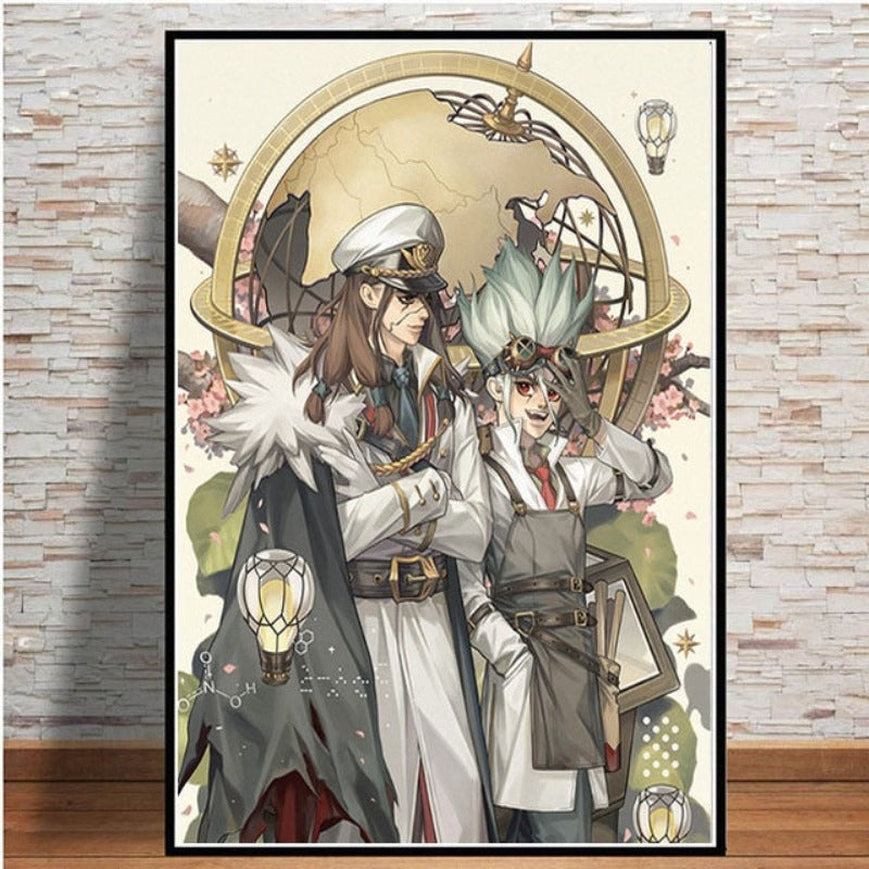 Canvas Wall Art Featuring Anime Characters - Decorative Painting