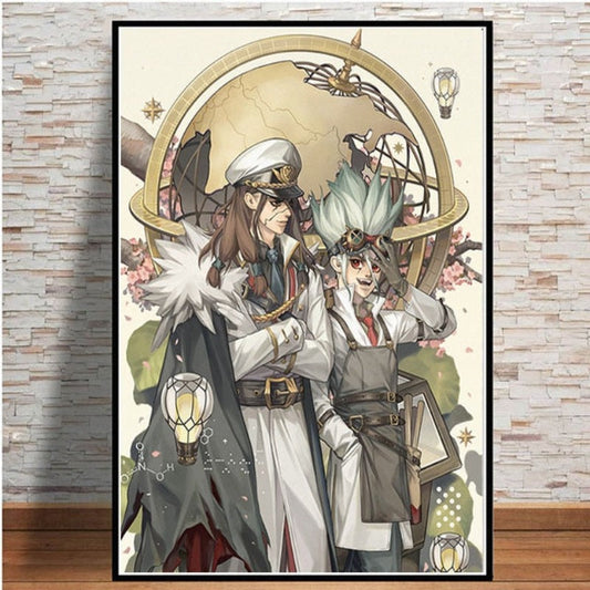 Canvas Wall Art Featuring Anime Characters - Decorative Painting