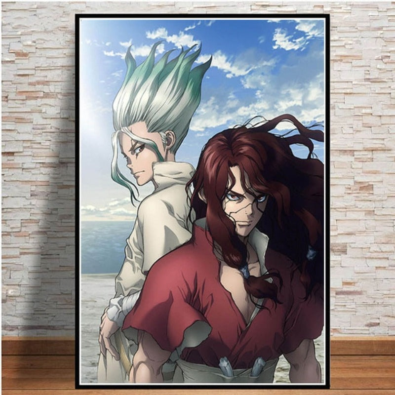 Canvas Wall Art Featuring Anime Characters - Decorative Painting