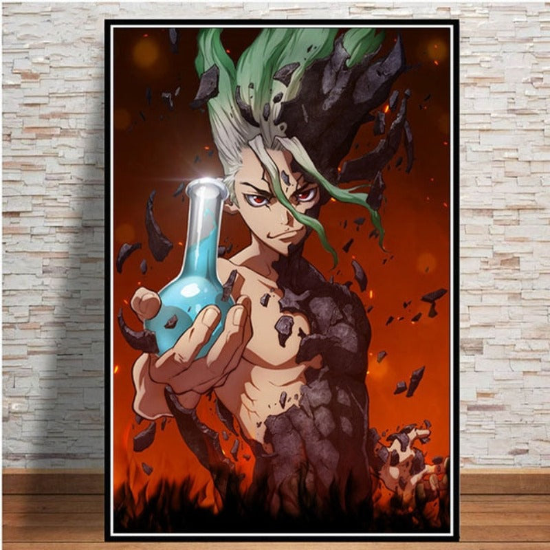 Canvas Wall Art Featuring Anime Characters - Decorative Painting