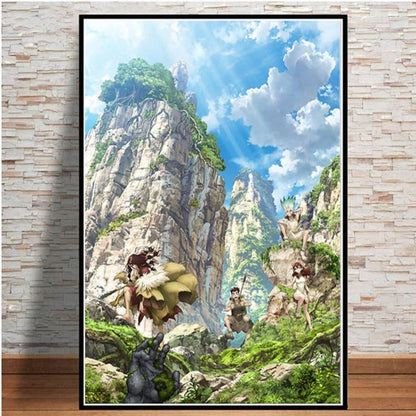 Canvas Wall Art Featuring Anime Characters - Decorative Painting