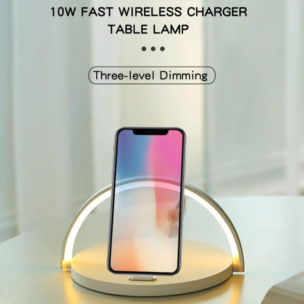 Wireless Charger and Lamp Combo – 2-in-1 Design