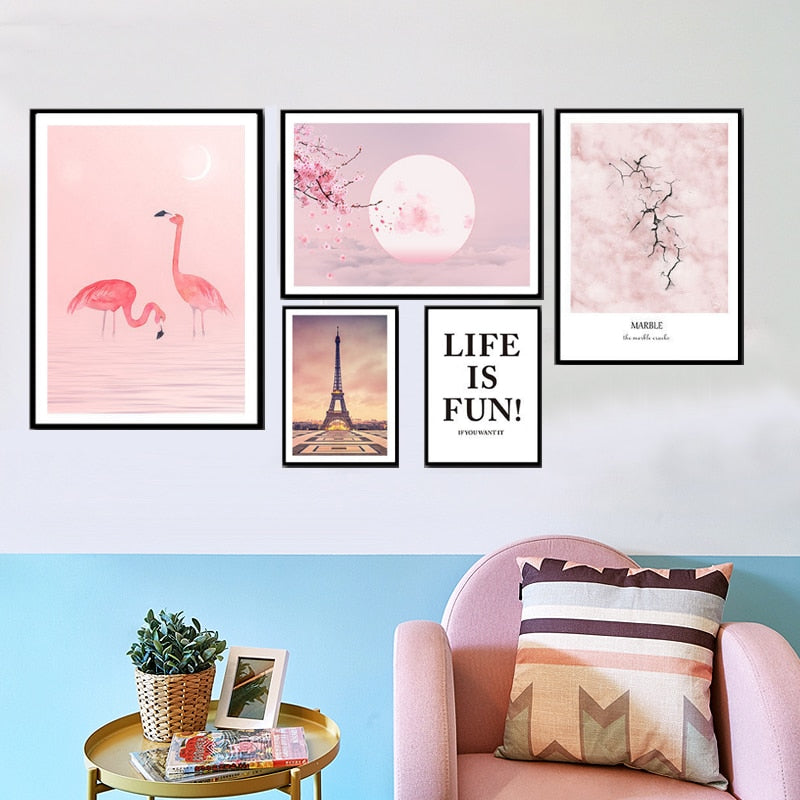 Contemporary Landscape Canvas Artwork for Wall Decor