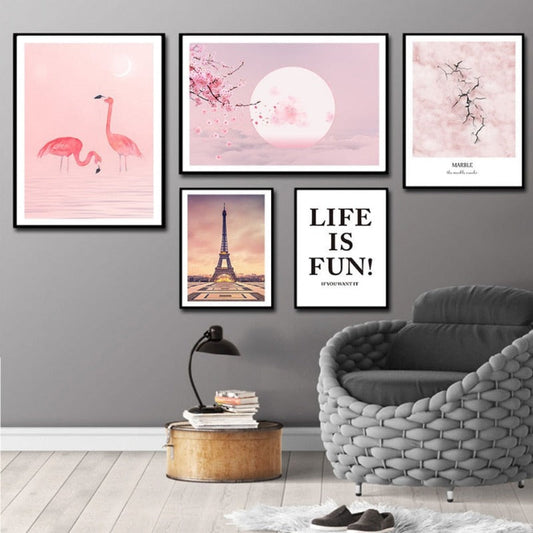 Contemporary Landscape Canvas Artwork for Wall Decor