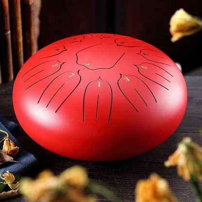 8-Tone Steel Tongue Drum - 6 Inch Musical Instrument