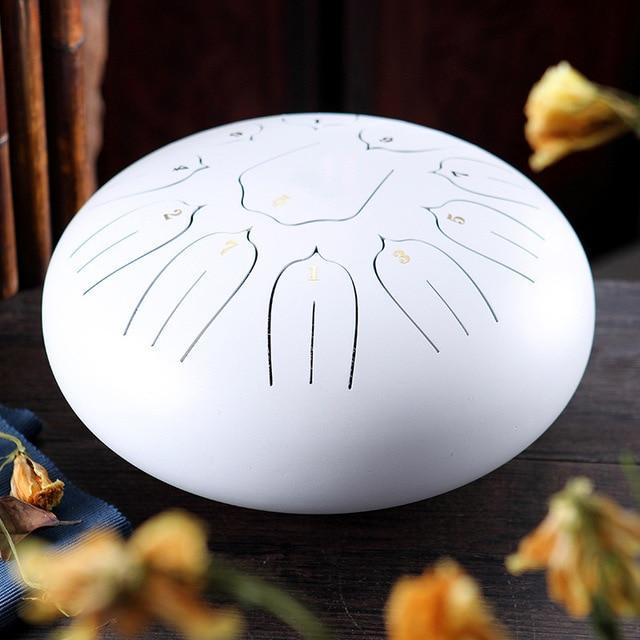 8-Tone Steel Tongue Drum - 6 Inch Musical Instrument