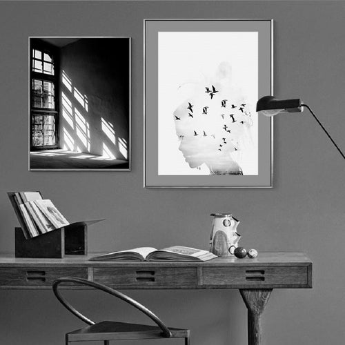 Stylish Scandinavian-Inspired Abstract Canvas Art