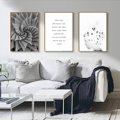 Stylish Scandinavian-Inspired Abstract Canvas Art