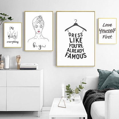 Canvas Wall Art Print - Be Yourself Design