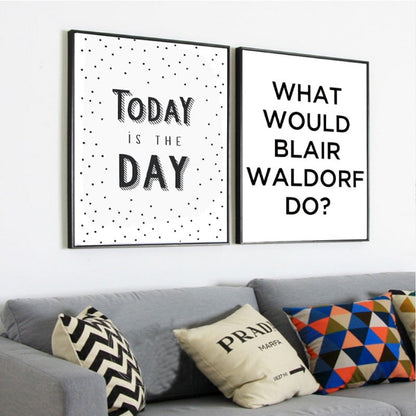 Canvas Wall Art - 'Be Kind To The World' Inspirational Painting