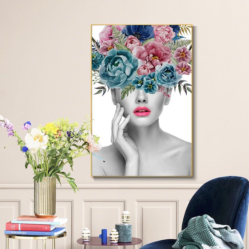 Canvas Wall Art Painting - Stylish Fashionista Decor