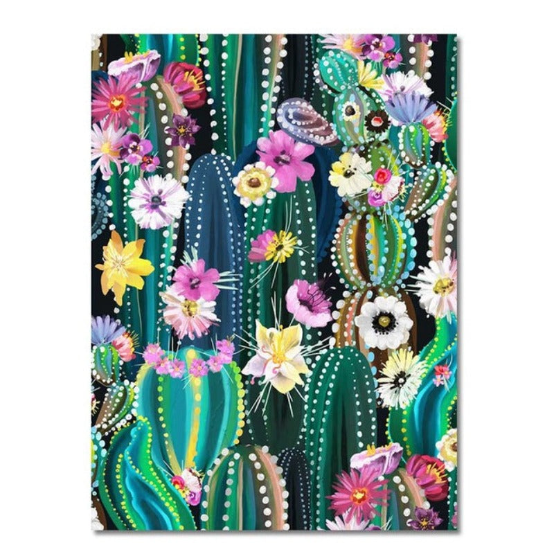 Abstract Canvas Artwork - Love Yourself Wall Decor