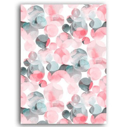 Canvas Wall Art Featuring Pink Flamingo Feather Design