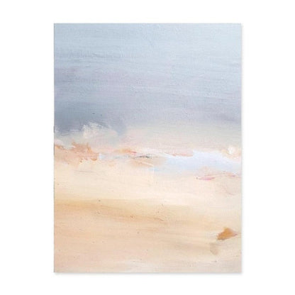 Serene Ocean Horizon - Elegant Canvas Art Piece