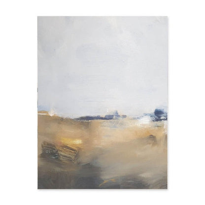 Serene Ocean Horizon - Elegant Canvas Art Piece