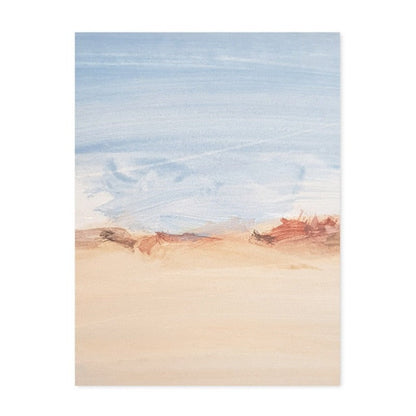 Serene Ocean Horizon - Elegant Canvas Art Piece