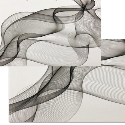 Elegant Waves Canvas Art - Contemporary Home Decor