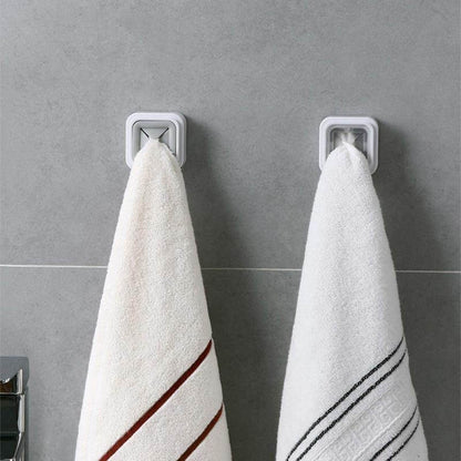 Set of 3 Adhesive Towel Holders for Home Use