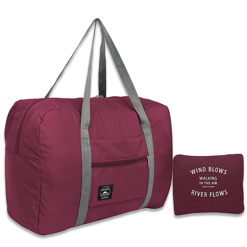 Lightweight Water-Resistant Foldable Travel Bag for Easy Packing