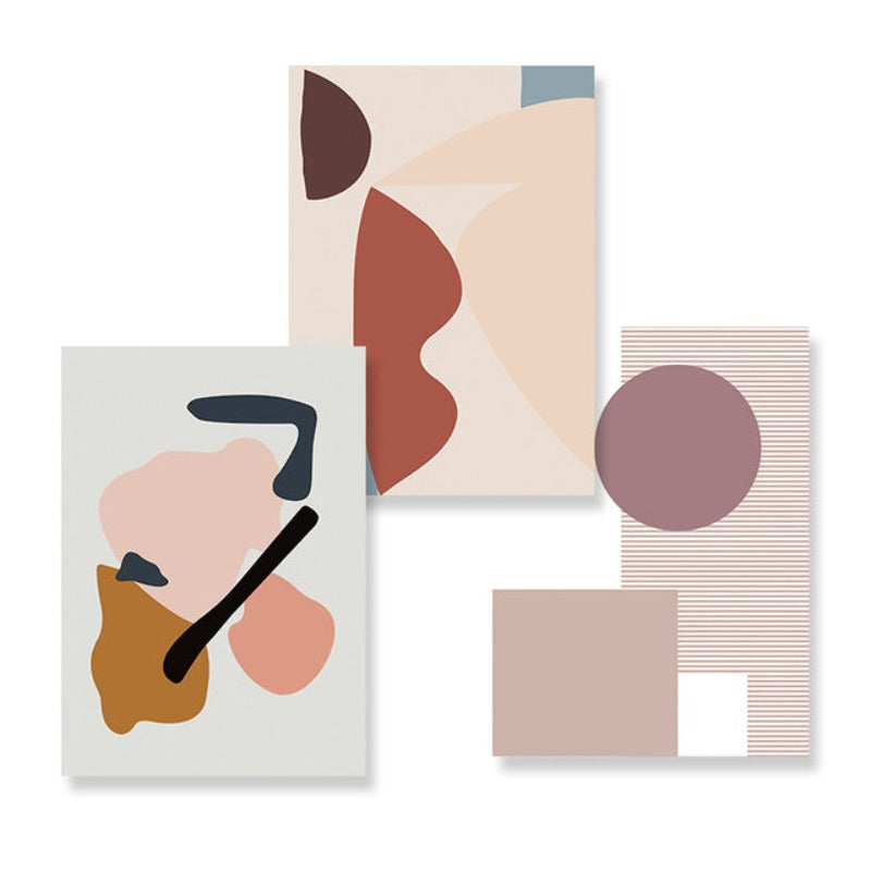 Vibrant Geometric Canvas Art for Stylish Interiors
