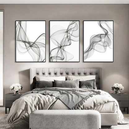Elegant Waves Canvas Art - Contemporary Home Decor