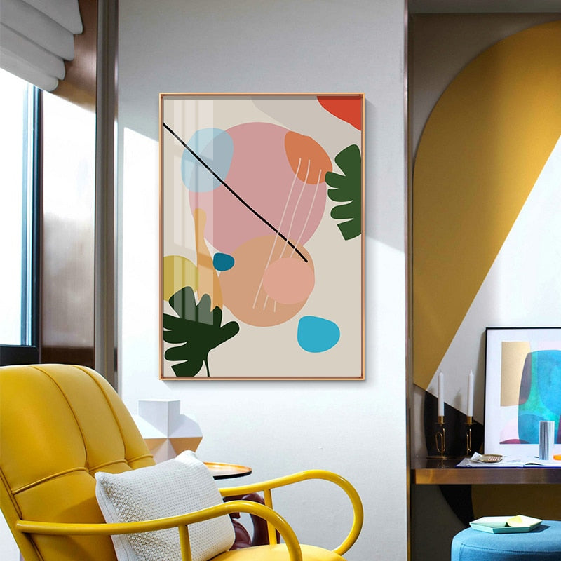 Vibrant Abstract Landscape Canvas Art for Modern Spaces