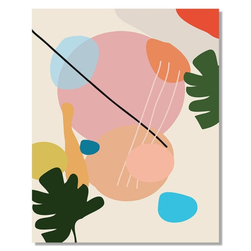 Vibrant Abstract Landscape Canvas Art for Modern Spaces