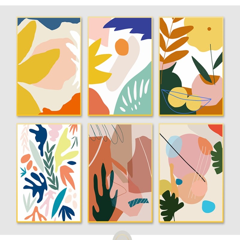 Vibrant Abstract Landscape Canvas Art for Modern Spaces