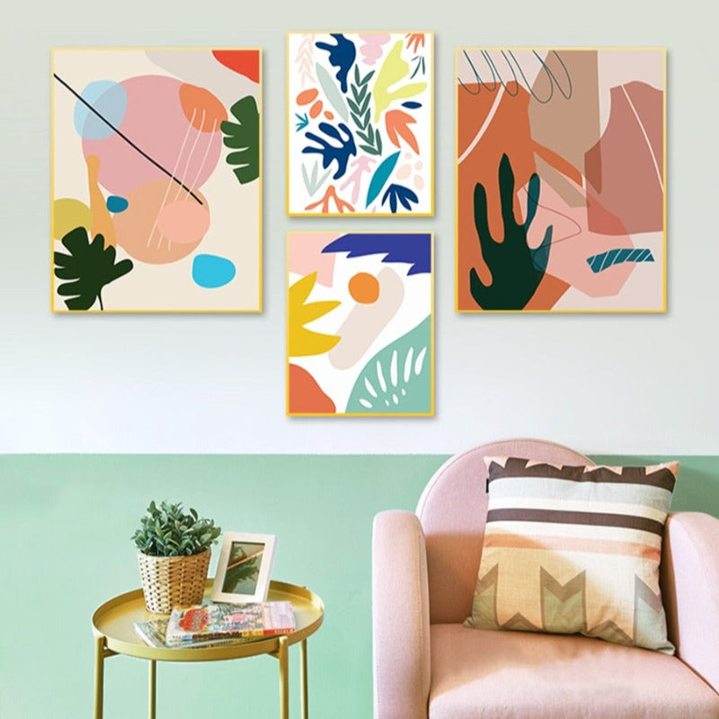 Vibrant Abstract Landscape Canvas Art for Modern Spaces