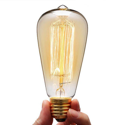 Set of 3 Vintage Edison Light Bulbs