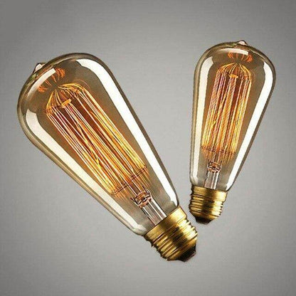 Set of 3 Vintage Edison Light Bulbs