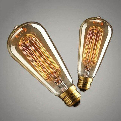Set of 3 Vintage Edison Light Bulbs
