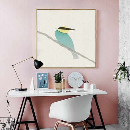 Canvas Wall Art featuring Robin and Bee-Eater Birds