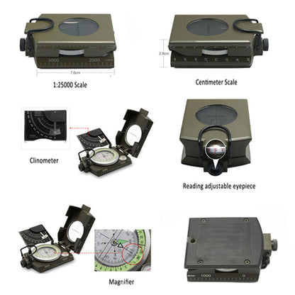 Multi-Function Compass for Outdoor Navigation and Survival