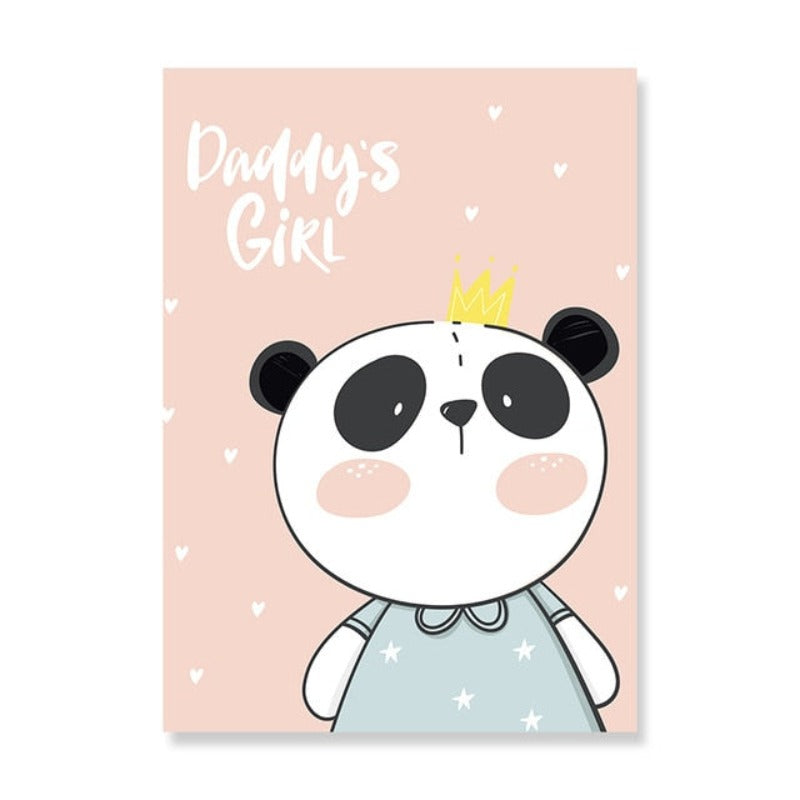 Canvas Wall Art - Baby Jungle Safari Theme Decor