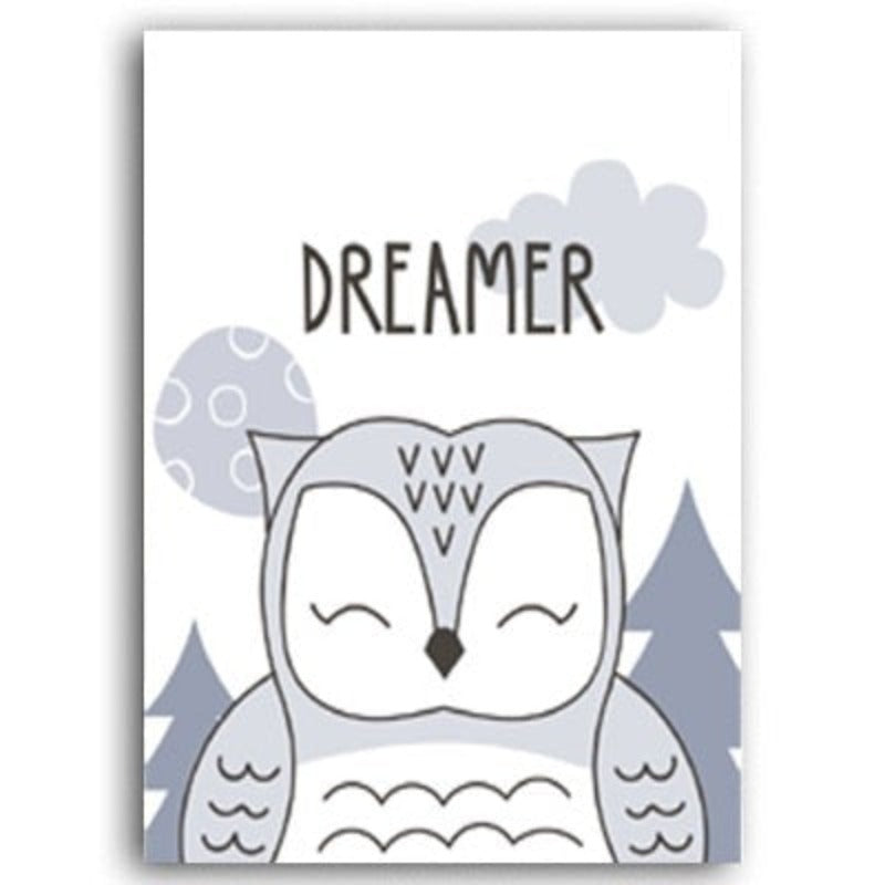 Kiddo Wall Art Painting on Canvas - Be Brave Design