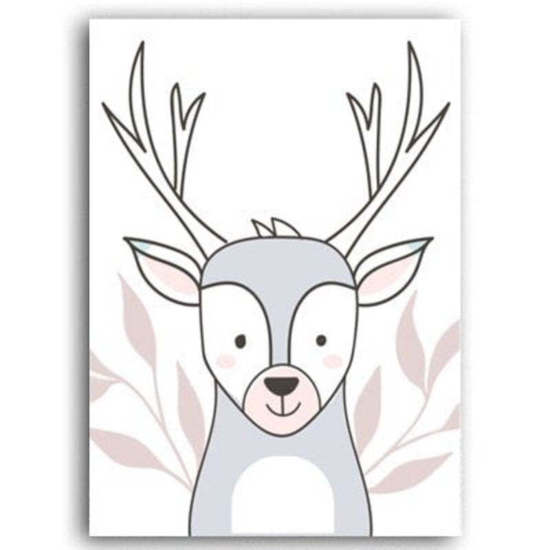 Kiddo Wall Art Painting on Canvas - Be Brave Design