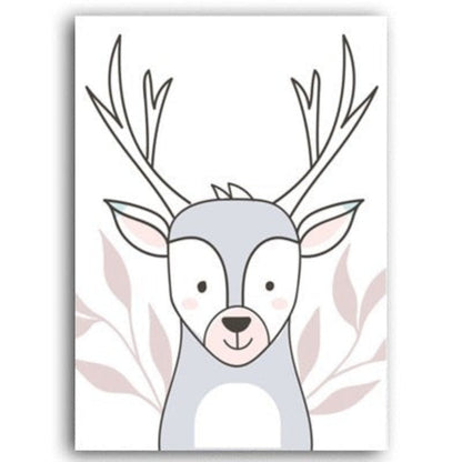 Kiddo Wall Art Painting on Canvas - Be Brave Design