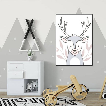 Kiddo Wall Art Painting on Canvas - Be Brave Design