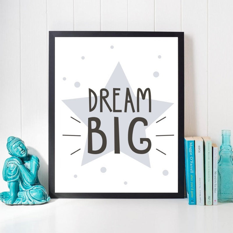 Kiddo Wall Art Painting on Canvas - Be Brave Design