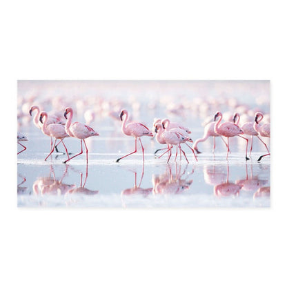 Canvas Painting of a Flamingo in a Lake - Wall Art Decor