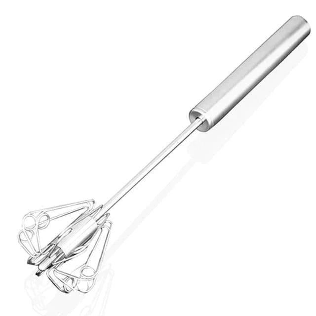 Semi-Automatic Twist Egg Whisk for Easy Mixing