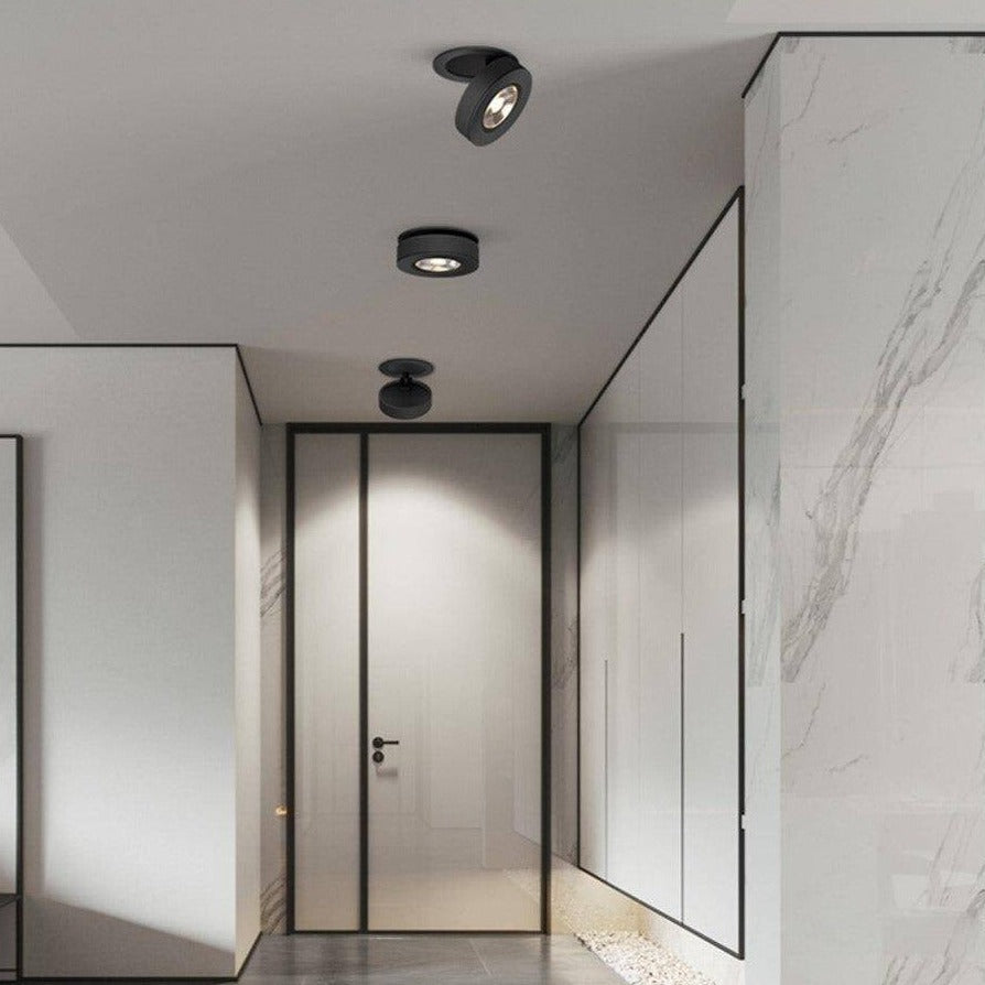 Slim Round Swiveling LED Recessed Light Fixture