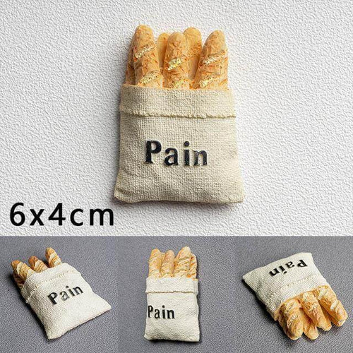 Playful 3D Food Magnets for Creative Kitchens