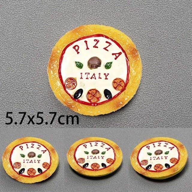 Playful 3D Food Magnets for Creative Kitchens